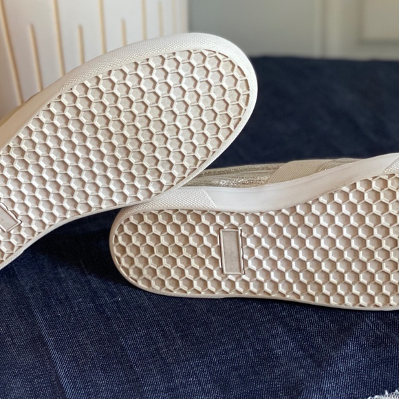 Susina Gold Metallic Slip On Sneakers - Picture 6 of 6